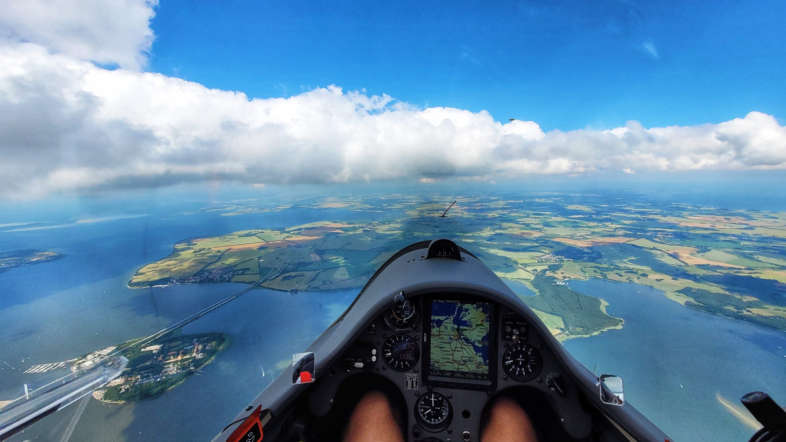 Flug an der Ostsee